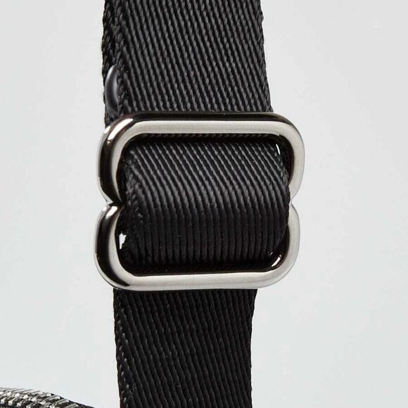 Burberry Black Nylon Logo Print Small Shoulder Bag - Picture 6 of 9